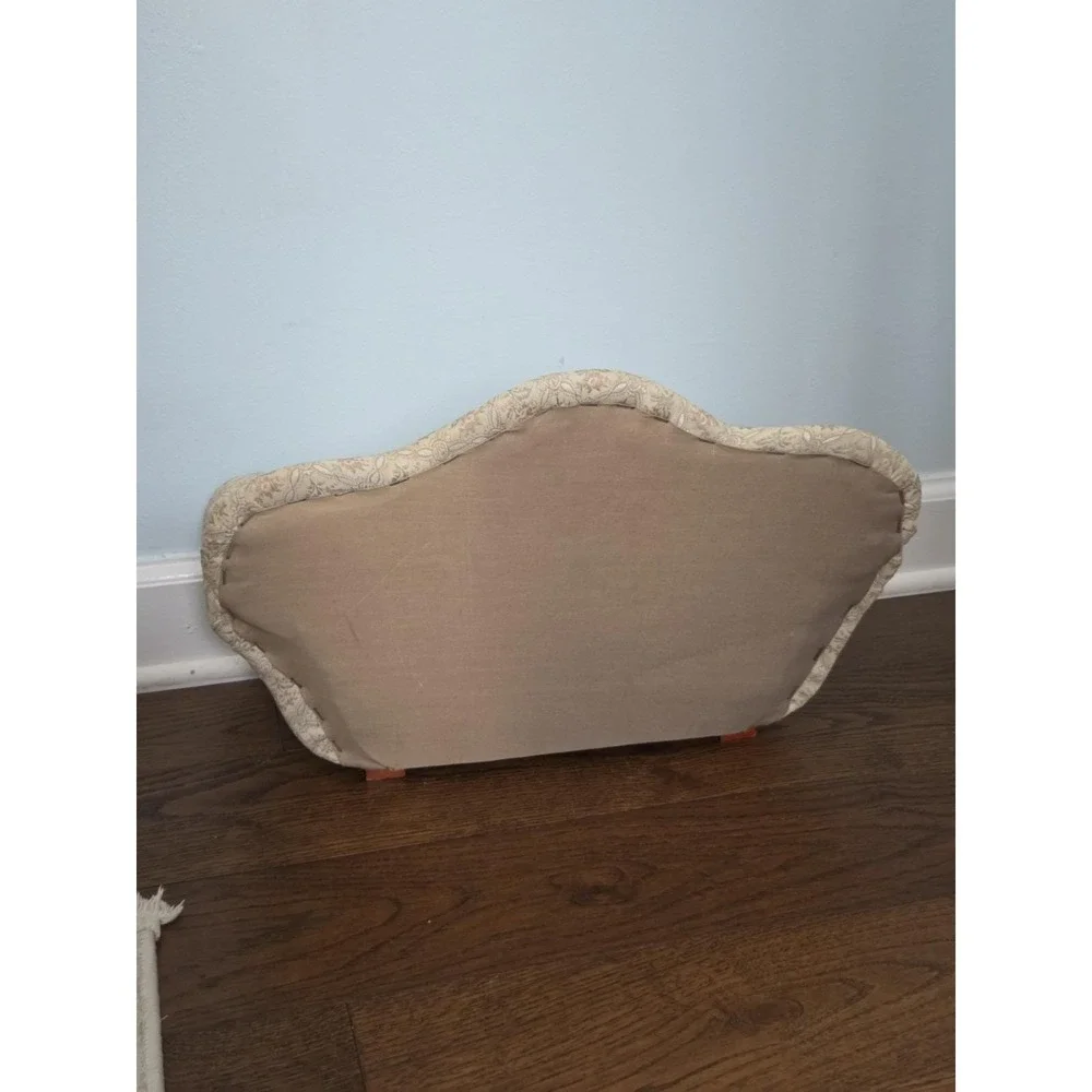 Vintage Victorian Style Upholstered 18in Doll Couch Sofa Furniture Dayton Hudson